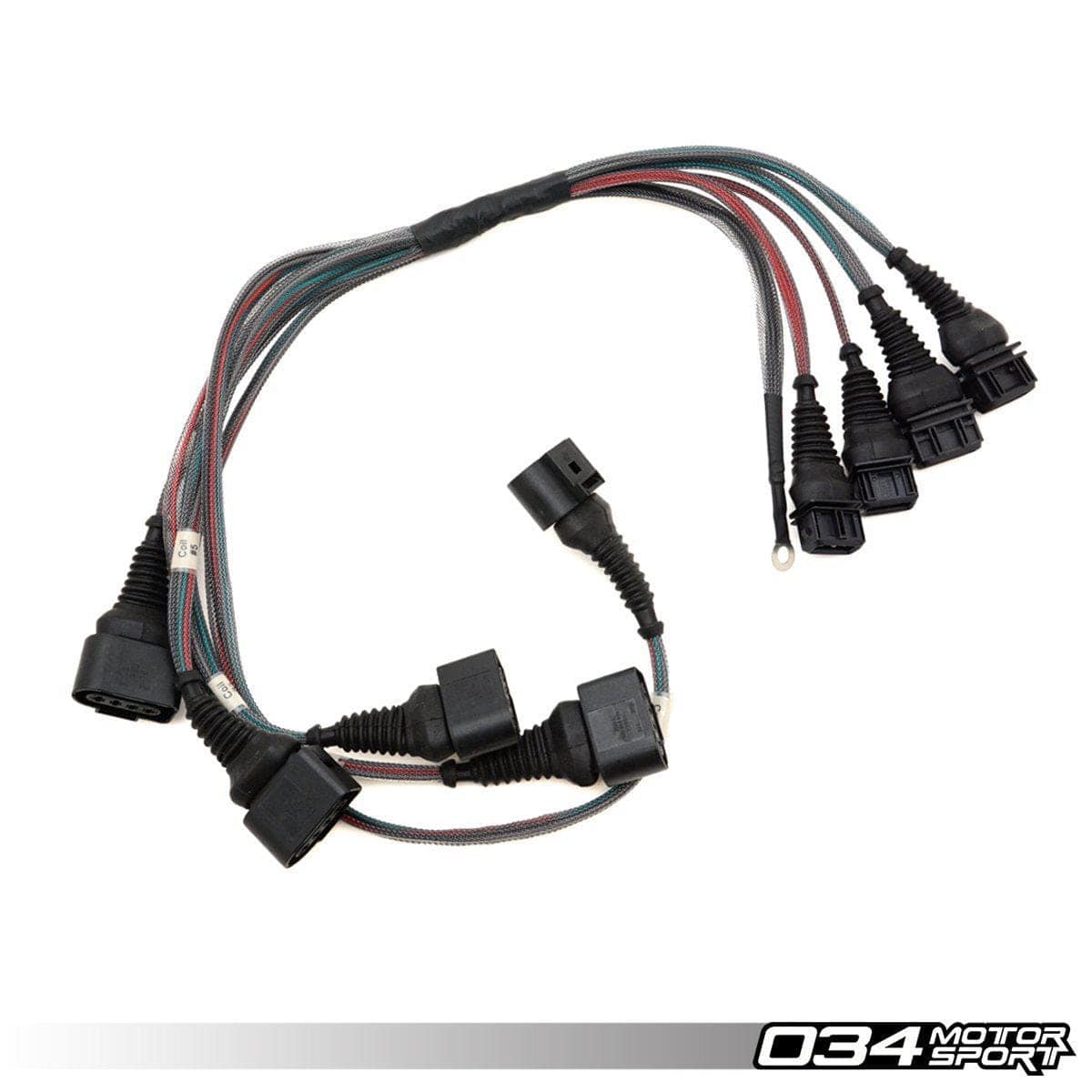 034-701-0001 - 034Motorsport C4 Audi UrS4/UrS6 & S2/RS2 I5 20VT AAN/ABY/ADU Coil Pack Update Harness for 2.0T FSI Coils