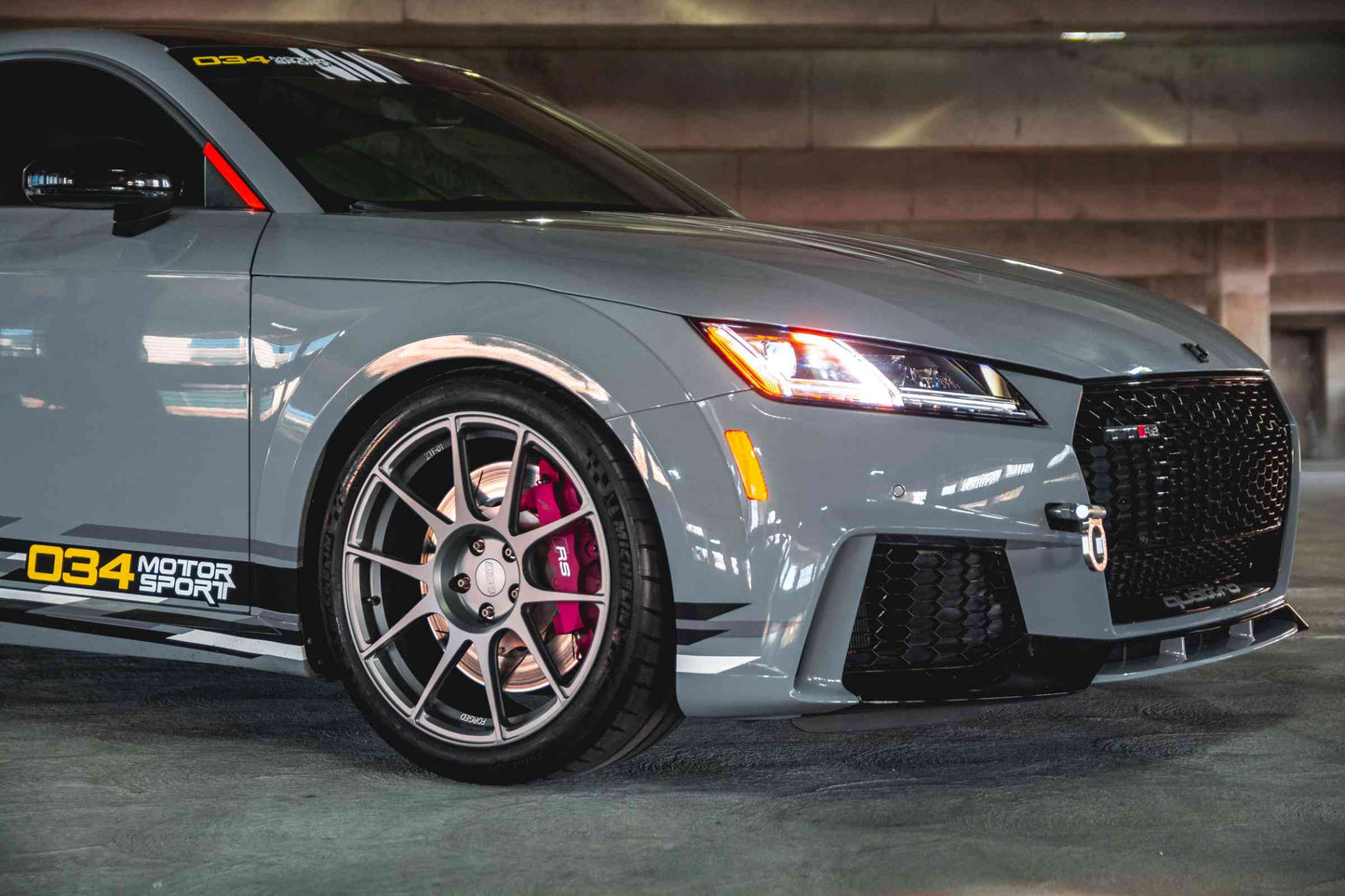 034 Motorsport - Audi 8S TTRS 2-Piece Floating Front Brake Rotor Upgrade Kit
