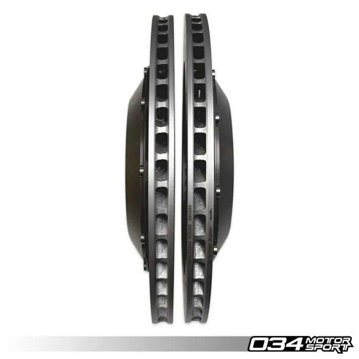 034 Motorsport - Volkswagen Golf MK8R & Audi S3 8Y 2-Piece Floating Rear Brake Rotor 355mm Upgrade - 034-301-2012