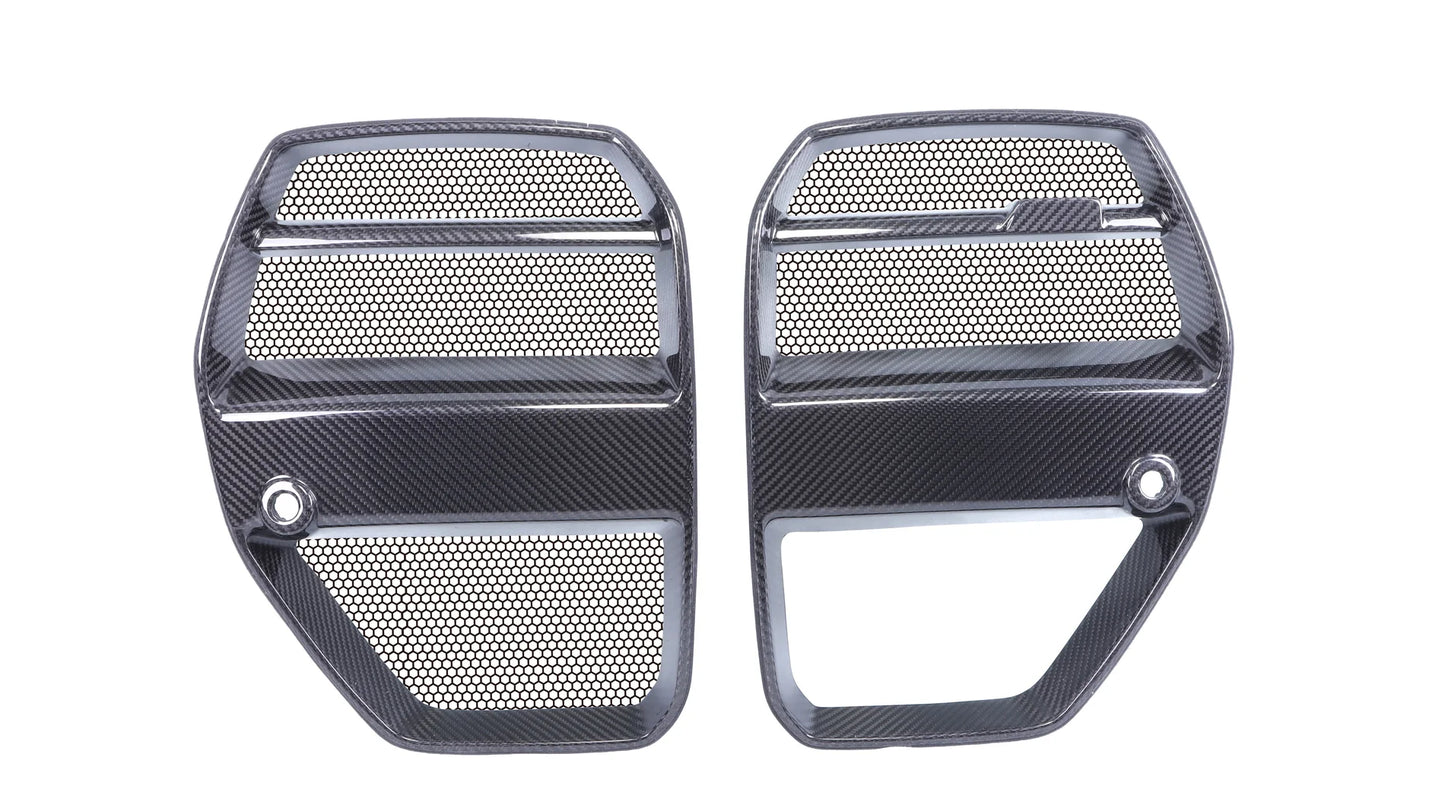 G8X BMW M3/M4 Carbon Pre-Preg Vorsteiner Style ACC Grille with Mesh