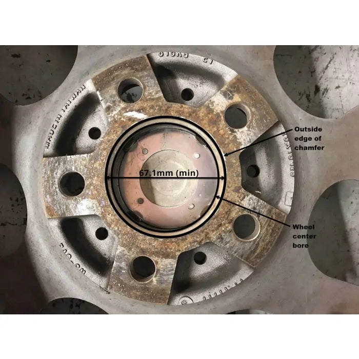 034 Motorsport - Wheel Spacer Pair, 12.5mm, Volkswagen & Audi 5x112 with 57.1mm Center Bore 034-604-7009