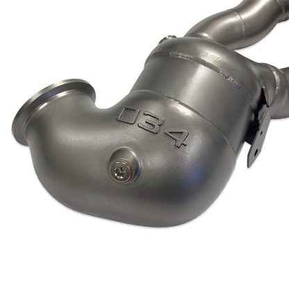 034-105-4044 - Cast Stainless Steel Racing Downpipe, 8V Audi 8S TTRS & 8V.5 RS3