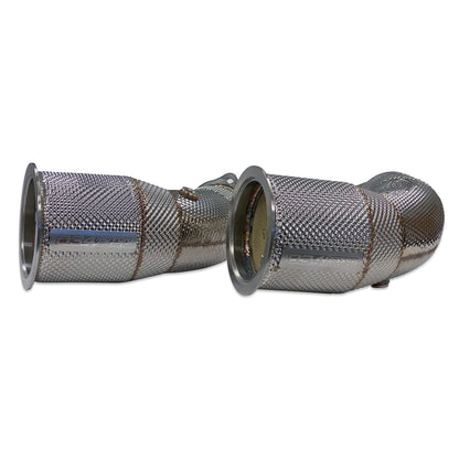 034-105-4046 - Cast Stainless Steel Racing Catalyst Set, B9 Audi RS5