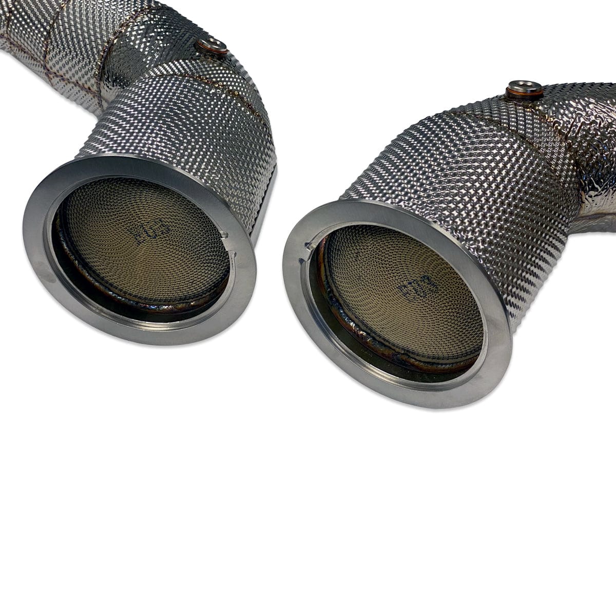 034-105-4046 - Cast Stainless Steel Racing Catalyst Set, B9 Audi RS5