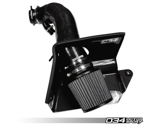 034 Motorsport - S34 Carbon Fibre Intake & Turbo Inlet - Volkswagen Mk8 Golf R & Audi 8Y S3 - 034-108-1083