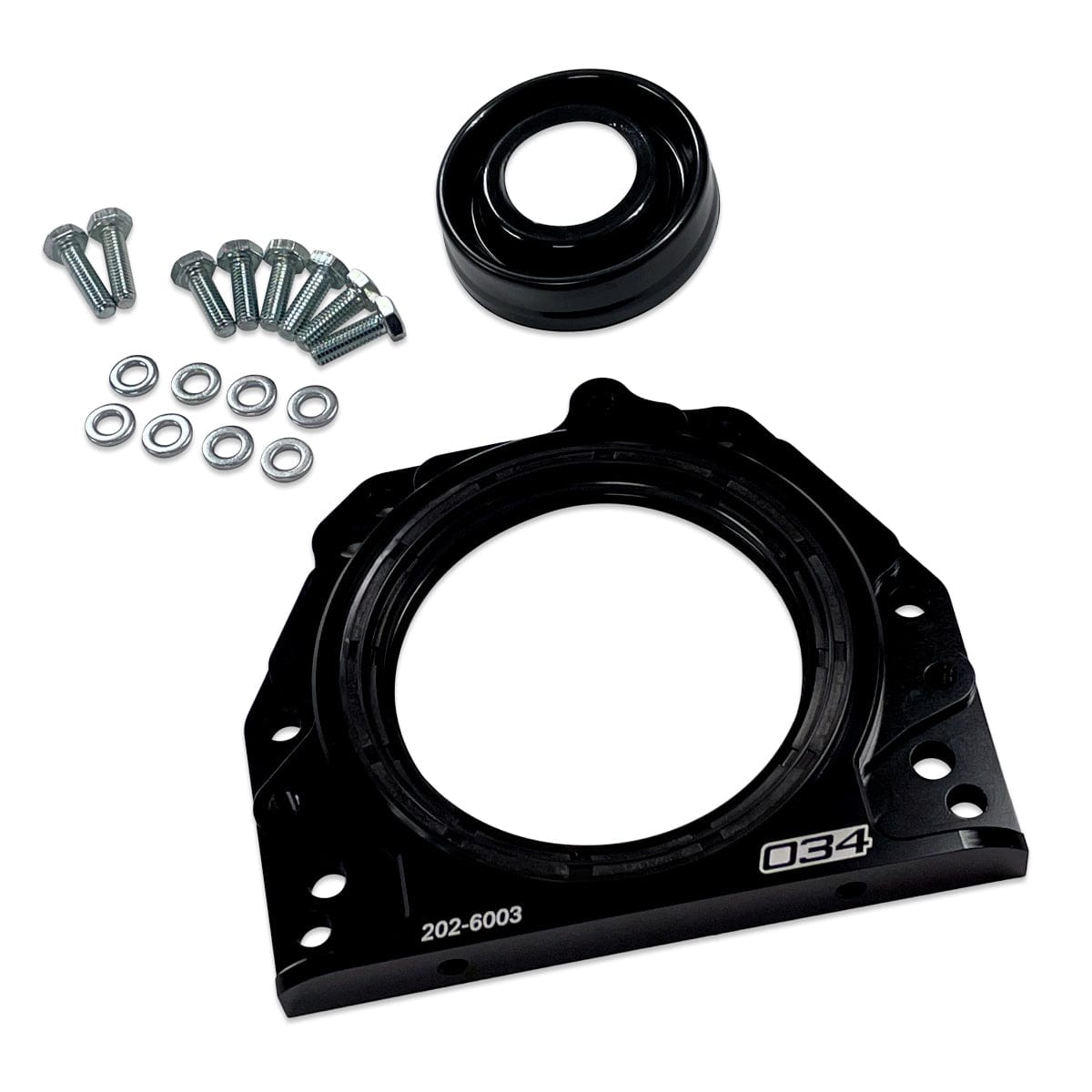 034 Motorsport - Billet Aluminium Rear Main Seal, 1.8T & 2.0T FSI EA113 - 034-202-6003