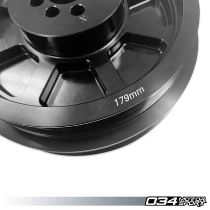 034 - 3.0 TFSI Supercharger 179MM Crank Pulley Upgrade, B8/B8.5 Audi S4/S5/Q5/SQ5 & C7 Audi A6/A7 - 034-145-Z045
