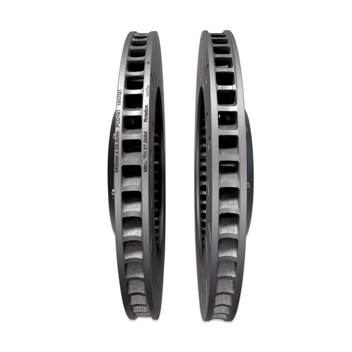 034 Motorsport - Audi B8 S4/S5 2-Piece Floating Front Brake Rotor Upgrade Kit