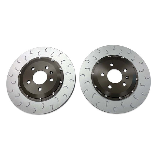034 Motorsport - Audi B8 S4/S5 2-Piece Floating Rear Brake Rotor Upgrade Kit - 034-301-2007