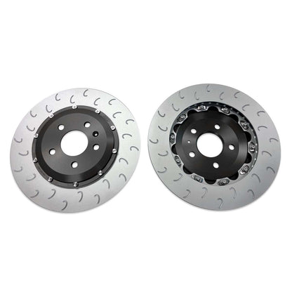 034 Motorsport - Audi B8 S4/S5 2-Piece Floating Rear Brake Rotor Upgrade Kit - 034-301-2007