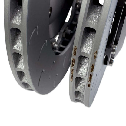 034 Motorsport - Audi B8 S4/S5 2-Piece Floating Rear Brake Rotor Upgrade Kit - 034-301-2007