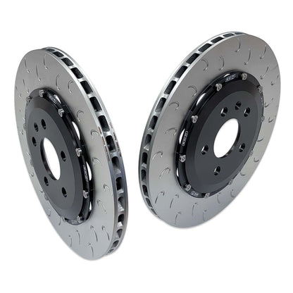 034 Motorsport - Audi B9 S4/S5/SQ5 2-Piece Floating Rear Brake Rotor Upgrade Kit