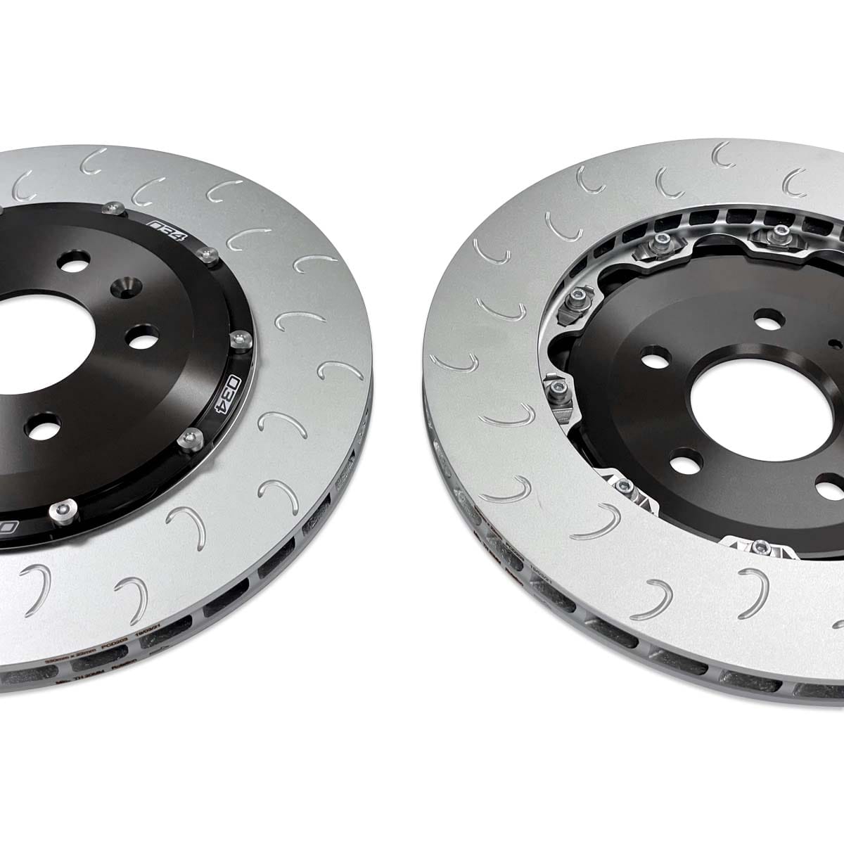 034 Motorsport - Audi B9 S4/S5/SQ5 2-Piece Floating Rear Brake Rotor Upgrade Kit
