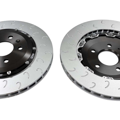034 Motorsport - Audi B9 S4/S5/SQ5 2-Piece Floating Rear Brake Rotor Upgrade Kit