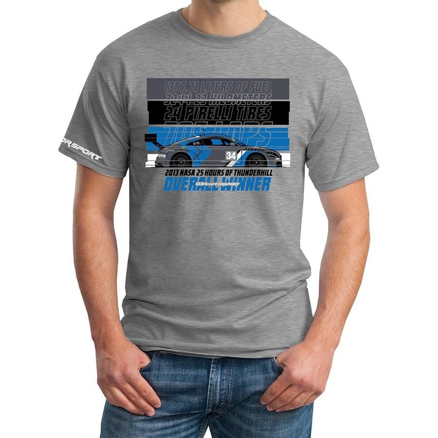 034-A01-1005-XL T-SHIRT, 2013 NASA 25 HOURS OF THUNDERHILL VICTORY COMMEMORATIVE, 034MOTORSPORT / ROTEK RACING AUDI SPORT TT RS VLN SP4T