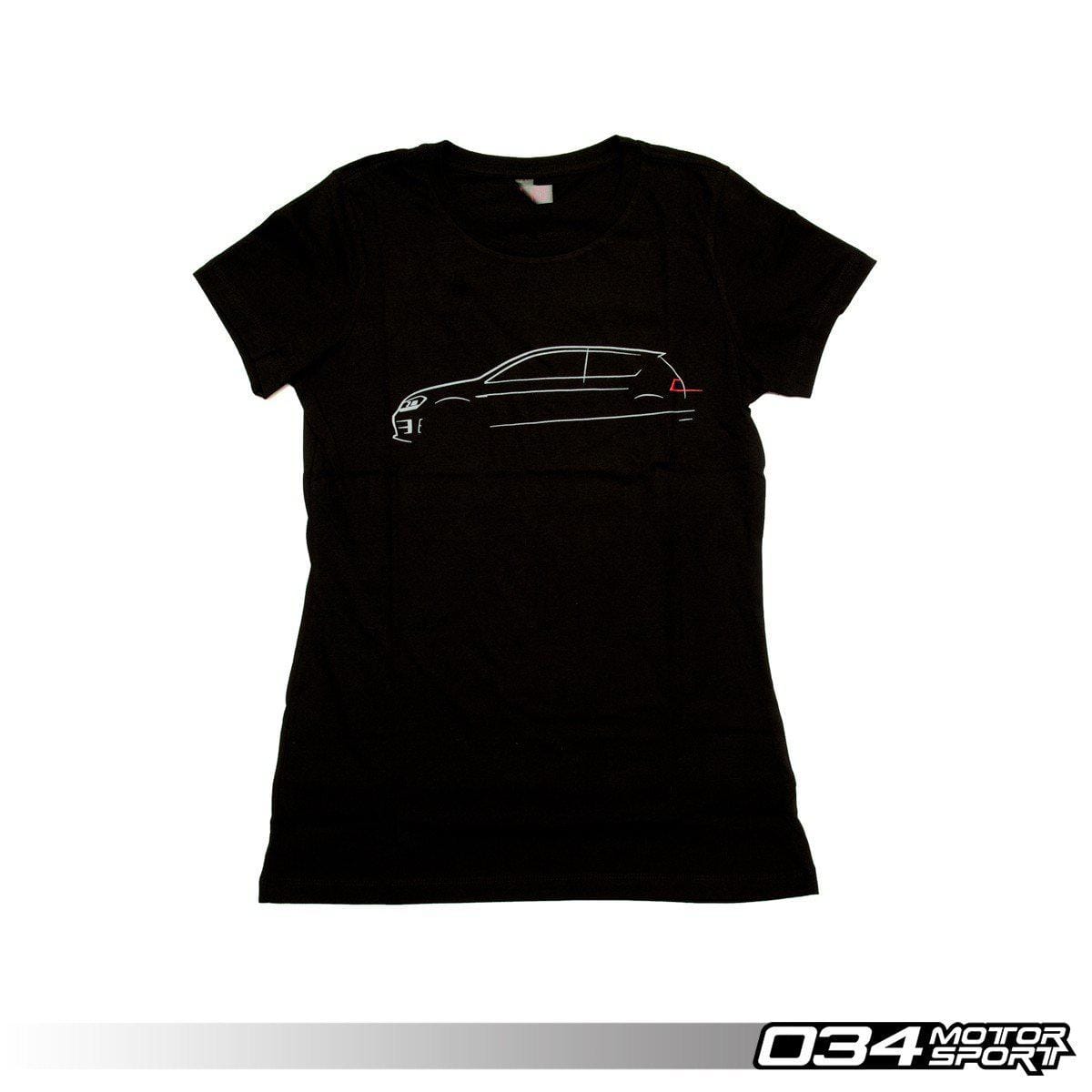 034-A01-1015-W-M T-Shirt, Womens, Mk7 Lines, Medium