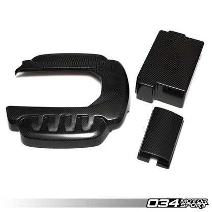 034 - Carbon Fibre Engine Cover, Battery Cover & Fuse Box Cover - Audi 8V S3 - 034-1ZZ-1000