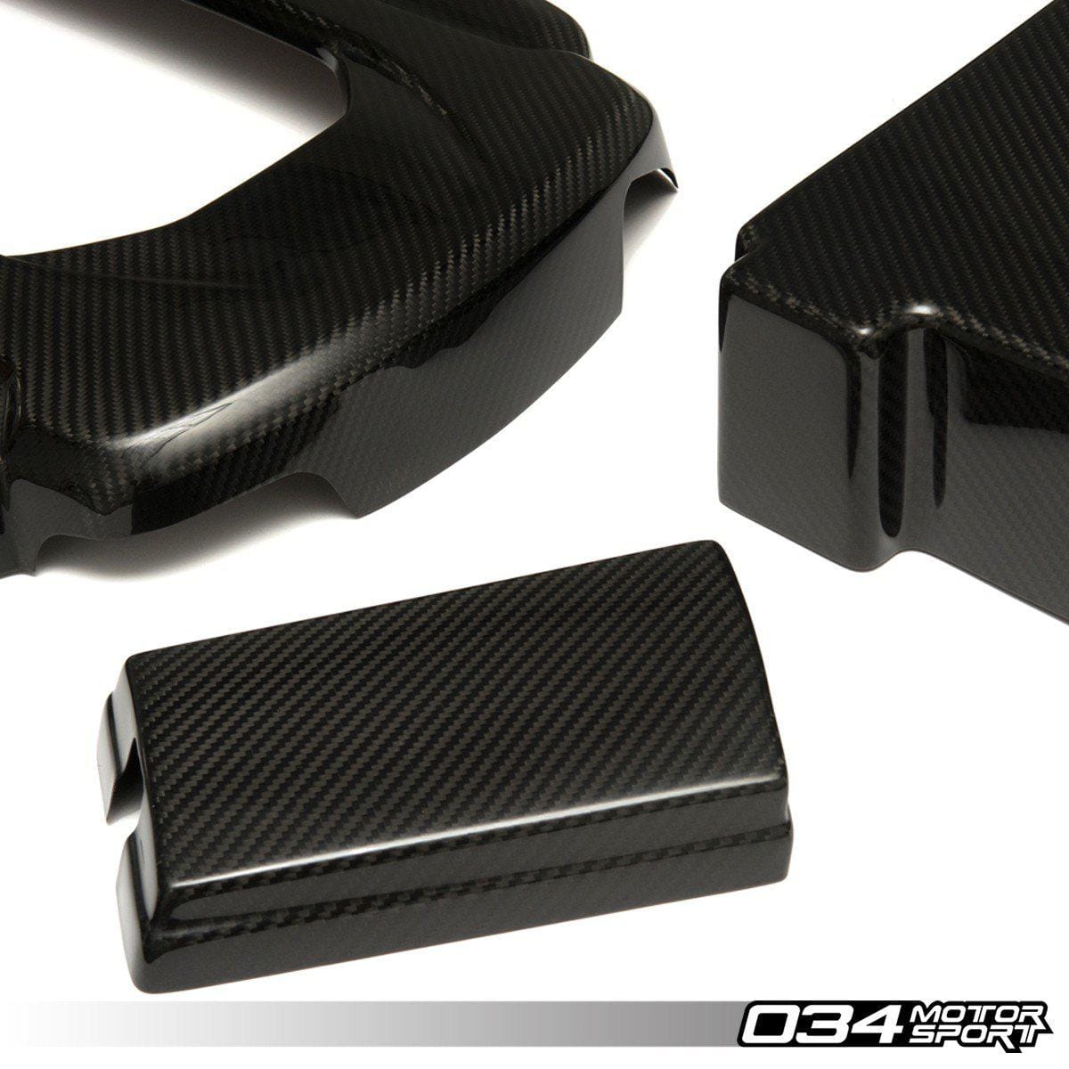 034 - Carbon Fibre Engine Cover, Battery Cover & Fuse Box Cover - Audi 8V S3 - 034-1ZZ-1000