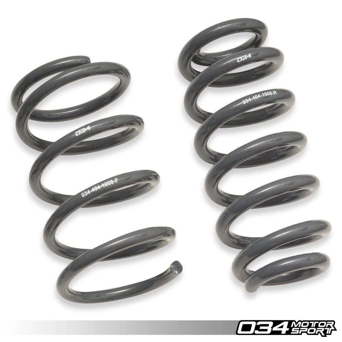 034 Motorsport - Audi RS3 8V Dynamic+ Lowering Springs - 034-404-1008