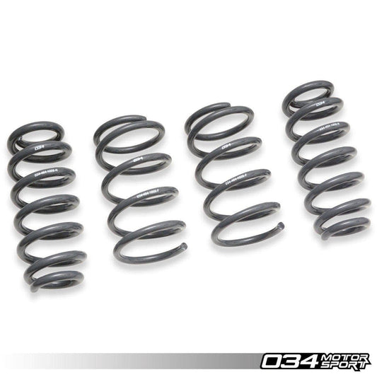 034 Motorsport - Audi RS3 8V Dynamic+ Lowering Springs - 034-404-1008
