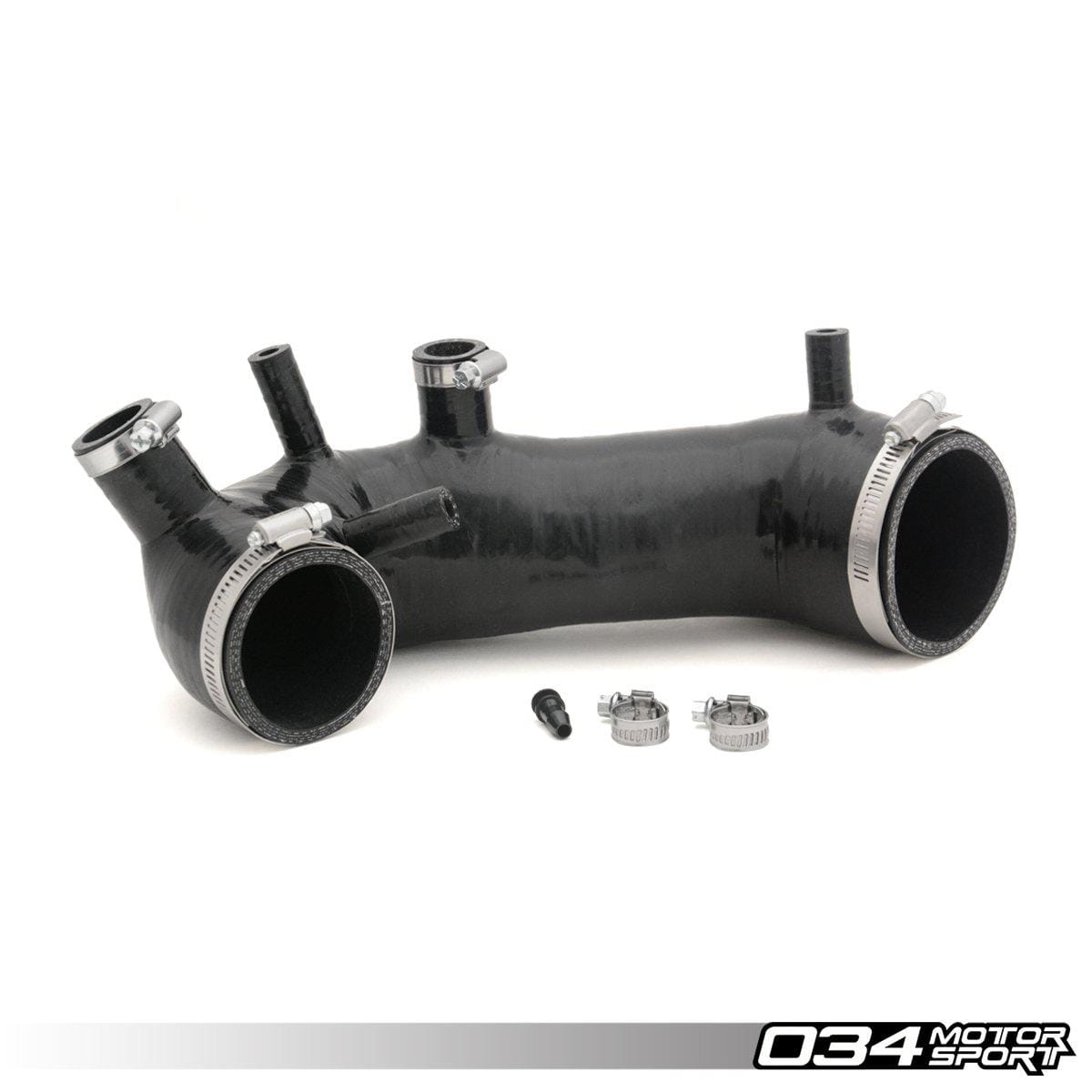 034 - Turbo Inlet Hose, 2.5" Silicone, Longitudinal 1.8T for TT 225 MAF - 034-145-A045