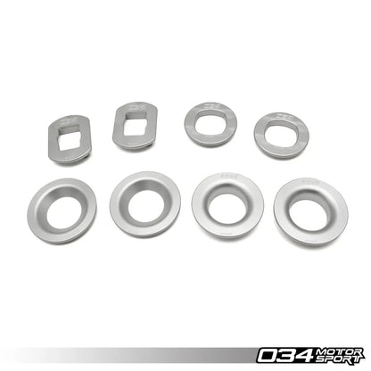 034 Motorsport - Billet Aluminium Rear Subframe Mount Insert Kit - BMW E80/E90 Chassis
