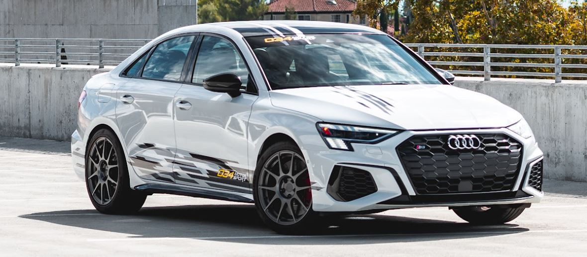 034 Motorsport - Stainless Steel Braided Brake Line Kit - Audi 8V S3 & Volkswagen Golf MK7R - 034-303-0016