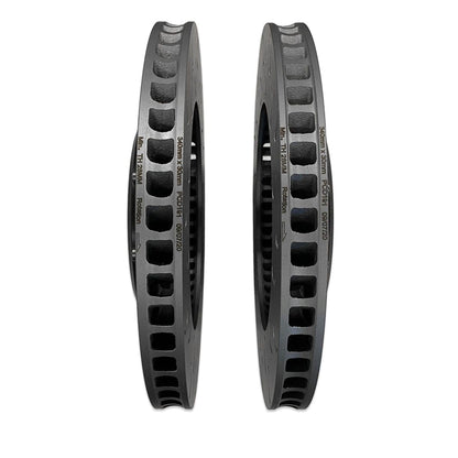 2-PIECE FLOATING FRONT BRAKE ROTOR UPGRADE KIT FOR AUDI 8V/8V.5 S3 AND VW MK7/7.5 GTI/R - 034-301-1001