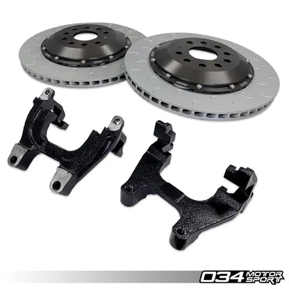 034 Motorsport - Volkswagen & Audi MQB 350 MM Rear Brake Rotor Upgrade - 034-301-2004 - BLK