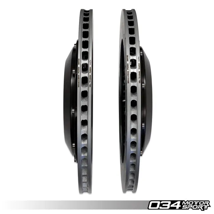 034 Motorsport - Volkswagen & Audi MQB 350 MM Rear Brake Rotor Upgrade - 034-301-2004 - BLK
