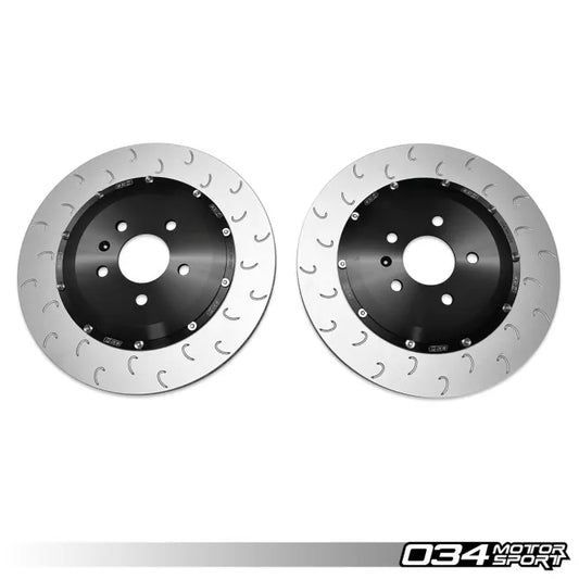 034 Motorsport -  Audi C7 S6/S7 2-Piece Floating Rear Brake Rotor Upgrade Kit