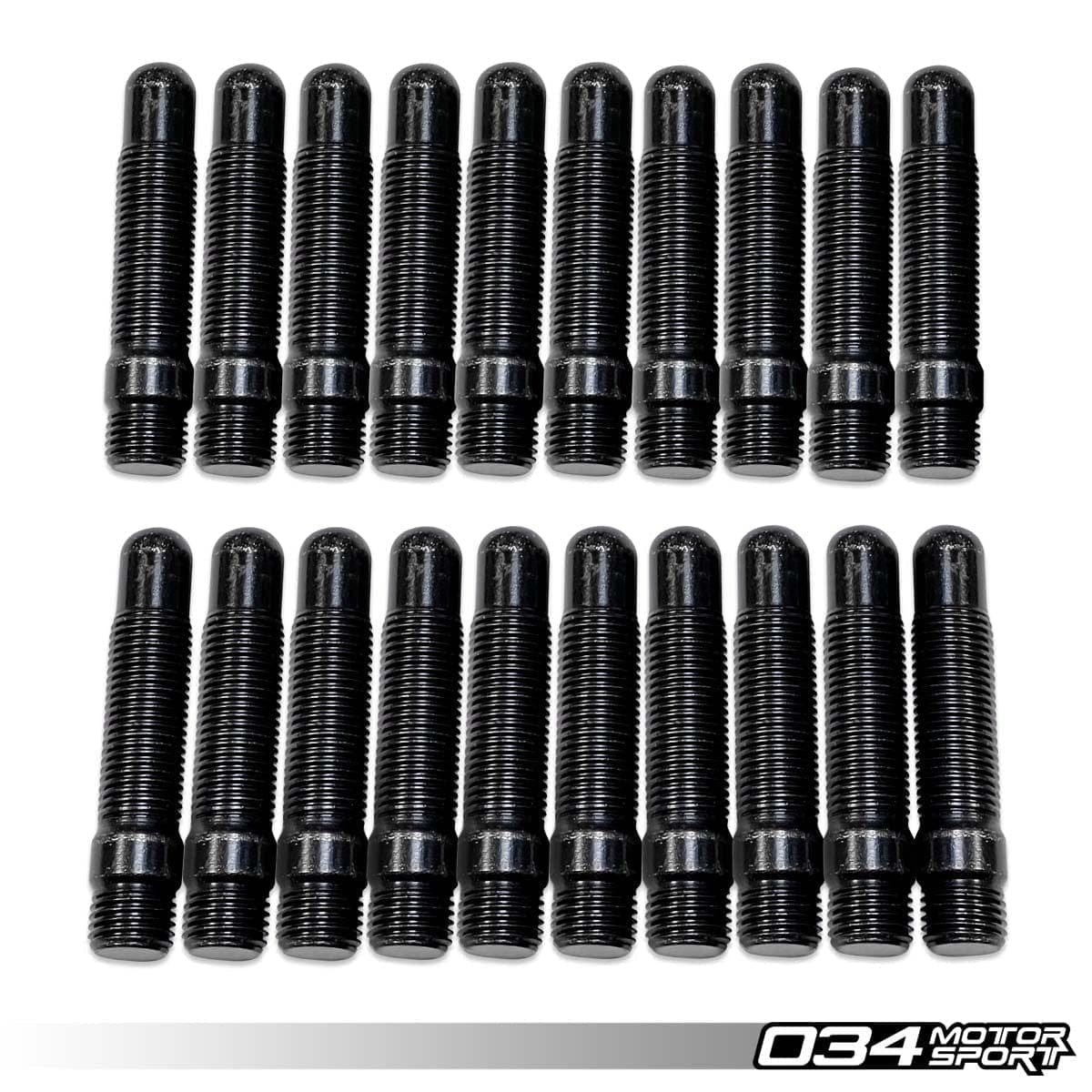 034-604-6006-20 - 034Motorsport Bullet Nose Stud & Cone Seat Nuts (20 Pack) 75 MM