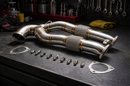 3.5" Catted Downpipe for Audi RS3 8V.2/TTRS 8S