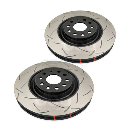DBA T3 4000 Slotted Rotors Pair - Audi S3 8V/VW Golf R MK7/GTI MK8 (Front, 340 x 30mm) DBA42830S