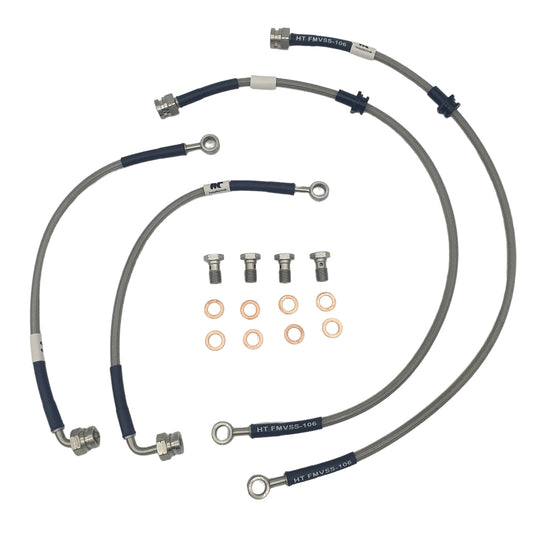 Mitsubishi Lancer EVO 9 Hosetechnik Braided Brake Hose Kit