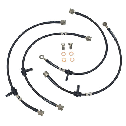Mitsubishi Lancer EVO X Hosetechnik Braided Brake Hose Kit