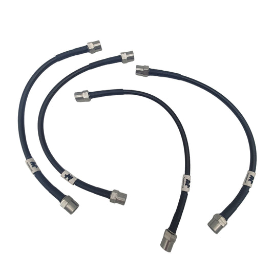 Porsche 981 Cayman GTS Hosetechnik Braided Brake Hose Kit