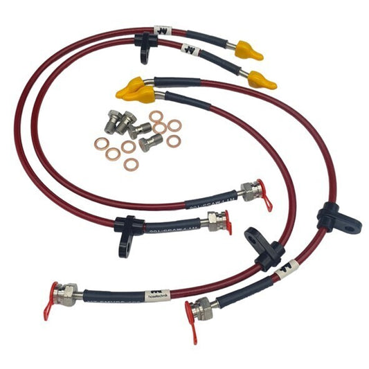 Toyota GR Yaris Hosetechnik Braided Brake Hose Kit