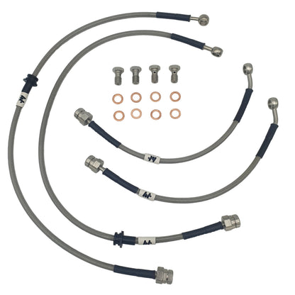 VW Golf Mk7 / Mk8 GTI Hosetechnik Braided Brake Hose Kit
