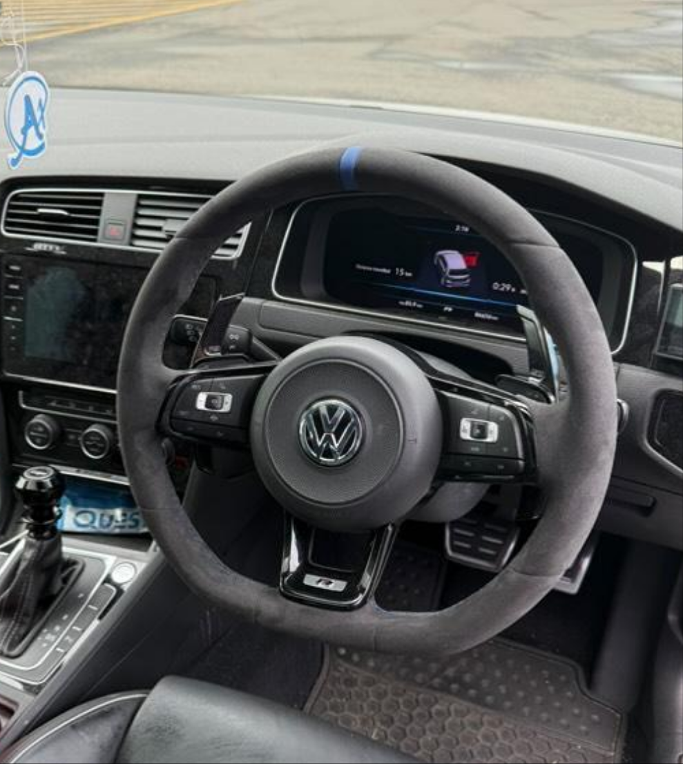 Custom Alcantara Steering Wheel - Volkswagen Golf MK7/7.5 GTI/R