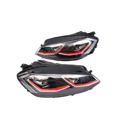 MK7.5 Style Headlights for MK7 Golf TSI/GTI/R