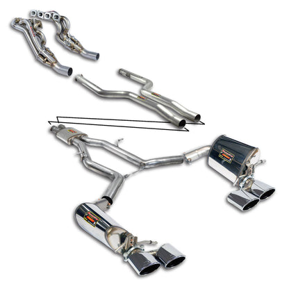 Supersprint Exhaust for MERCEDES W212 E 63 AMG 09 - 13