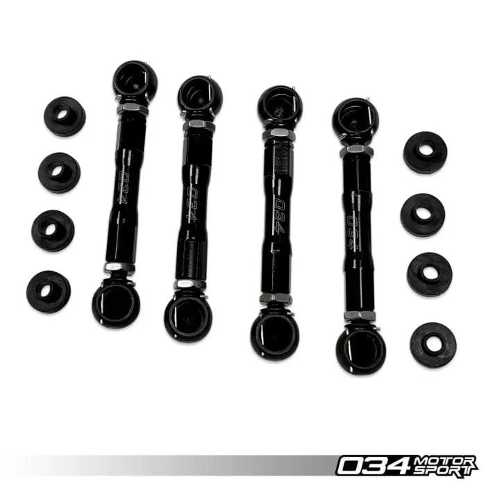 034 Motorsport - Audi C7 A6/S6/A7 (Adaptive Air Suspension) - Adjustable Lowering Link Kit - 034-401-Z067.
