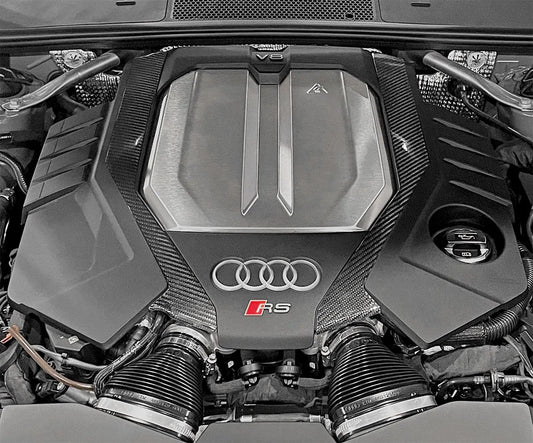 034 Motorsport - Carbon Fibre Engine Cover Trim - Audi C8 RS6/RS7 - 034-1ZZ-1010