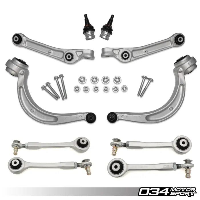 034 Motorsport - Track Spec Control Arm Kit - Audi B9/B9.5 A4/S4/RS4/A5/S5/RS5 - 034-401-1070