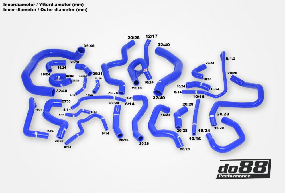 do88 1.8, 2.0 TSI Coolant Hose Kit