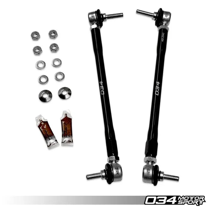 034-402-4037 - 034 Motorsport - Dynamic+ Billet Adjustable Front Sway Bar End Links - BMW E80 & E90 Series