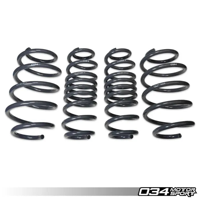 034 Motorsport - Volkswagen Golf MK4 R32 - Dynamic+ Lowering Springs - 034-404-1027