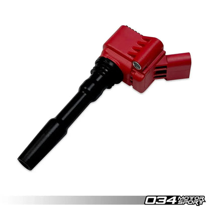 034 Motorsport - High Output Ignition Coil (8V/8Y/MK7/MK8/B9) - EA888.3 & EA839 - 034-107-2012-RED