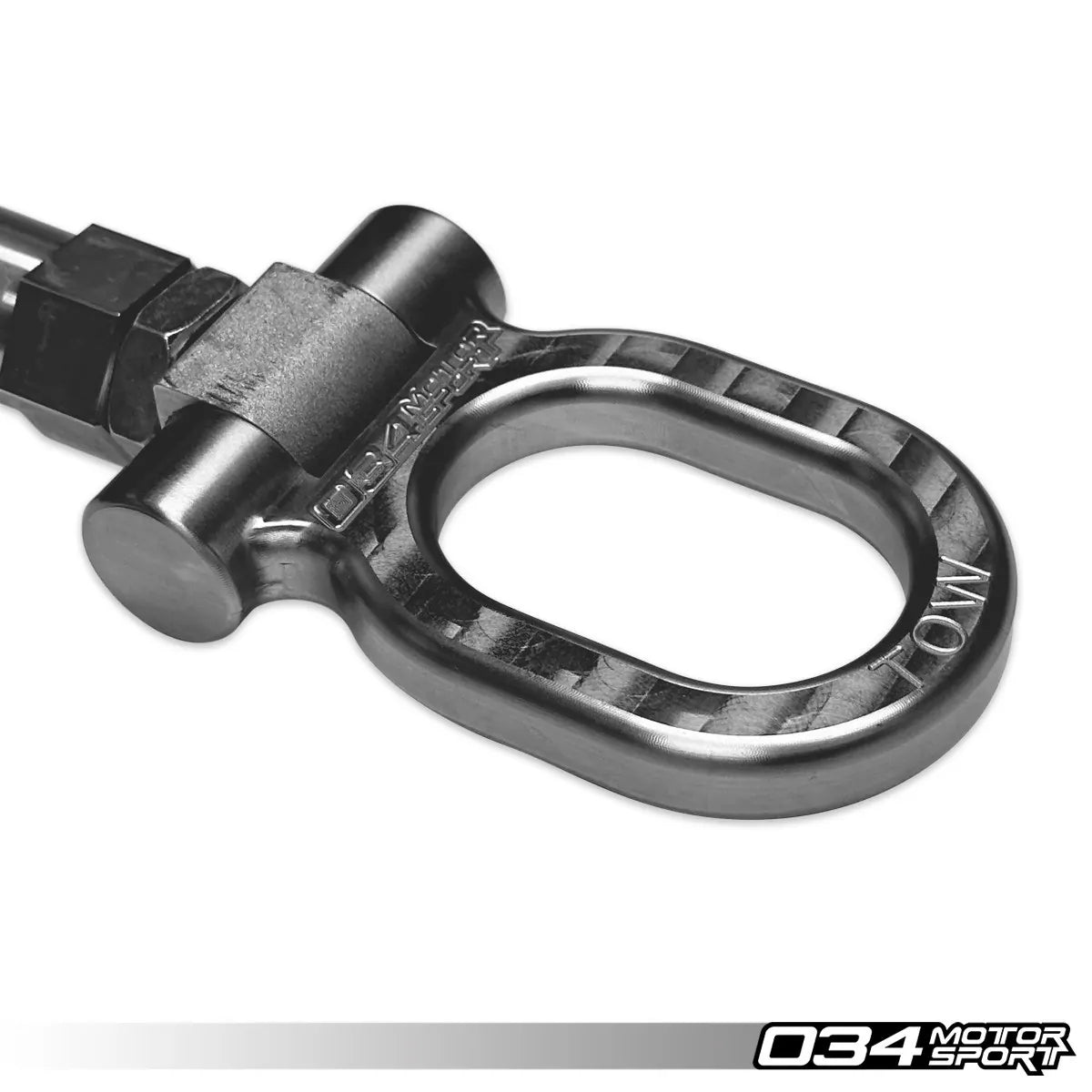034 Motorsport - Motorsport Stainless Steel Tow Hook - 100mm for Audi 8Y A3/S3 - 034-605-0028